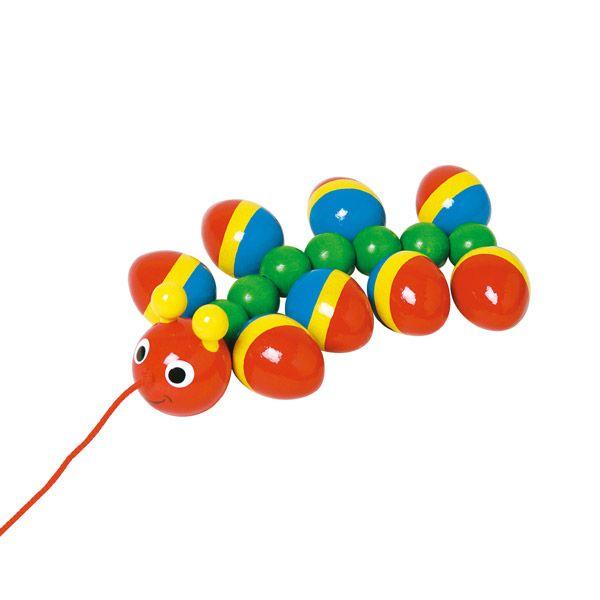 ニック プルトーイ WALTERむかで NC63163 知育玩具 NIC 出産祝い 木製 おもちゃ ...