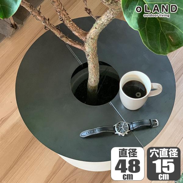 プランターテーブル METAL plantertable φ480 ブラック pt48bk プランツ...