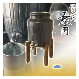 長谷園 伊賀焼 ｉサーバー 黒釉 ASU-64(アルコールグッズ)