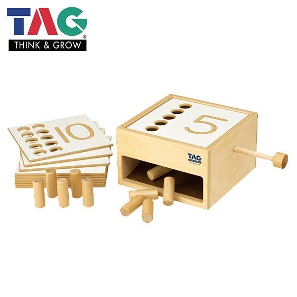 TAG 転がり落ちてくる数の箱 TGCMR1 知育玩具 知育 おもちゃ 0歳 1歳 1歳半 2歳 3...