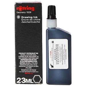 ROTRING ロットリング インク 黒 23ml イソグラフ用 S0194660 正規輸入品