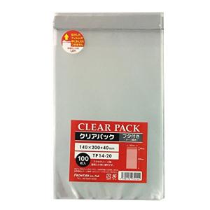 カクケイ OPP袋 クリアパック テープ付 30ミクロン 100枚 140×200mm