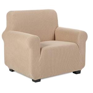 TIANSHUソファーカバー 1人掛け 肘付き 無地 縦横弾力 ストレッチ フィットタイプ 肘付き 滑り止め 柔