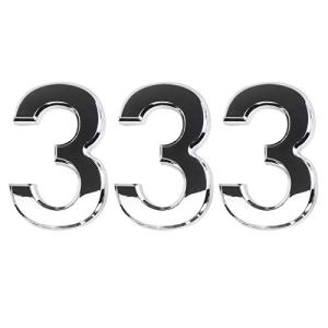 Andux 数字ナンバー アドレス 番号札 防水 ドア番号 3枚セット 7cm MPH-01