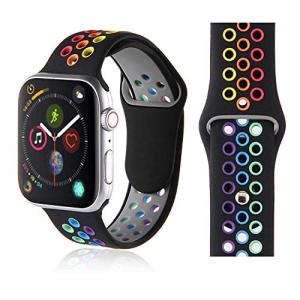ZENGYQI コンパチブルApple Watch バンド42mm44mm互換性のあるiWatchシリー5/4/3/2/1アップルストラップ40mmソフトシリコン