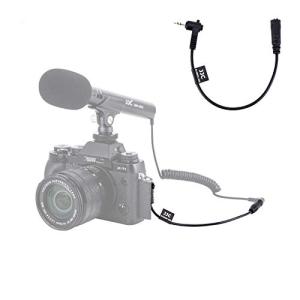 JJC ステレオ ミニプラグジャック 変換コネクタ 変換ケーブル ケーブル マイクケーブル イヤホン マイク 3.5mm メ