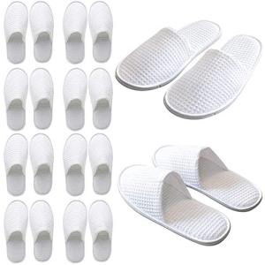 Darslyn 使い捨て繊維スリッパ 10足セット 軽便室内用ルームシューズ 衛生 防菌防臭 滑り止め 通気 オフィス 工場