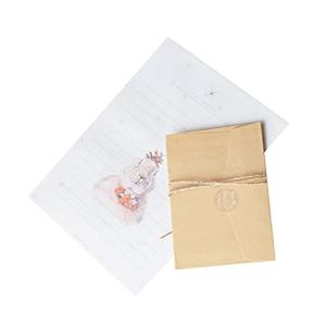 tricolor レターセット クリスマス風 便箋 封筒セット 封筒10枚 便箋30枚 シール10枚 ひも10本セット 封筒用紙 お祝