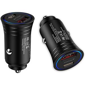 USB シガーソケット USB車載充電器 2ポート38W＆デュアル 20W