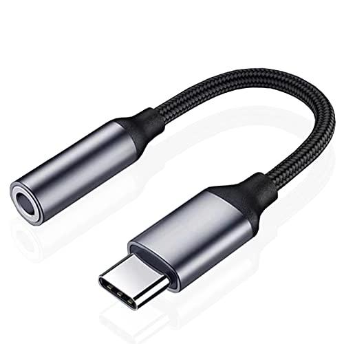 【FsGrg】USB Type-C to 3.5mm イヤホンジャックアダプタ 変換ケーブル タイプ...