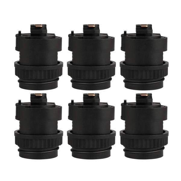 DiCUNO ライティングレールソケット ダクトレール用 電球ソケット 黒 E26口金対応 LED専...