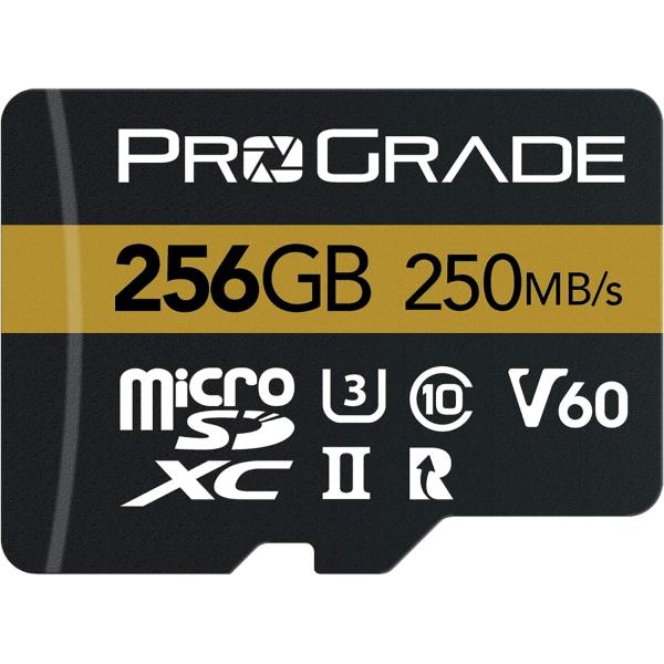 ProGrade Digital microSDXC UHS-II V60 GOLD 256GB プ...