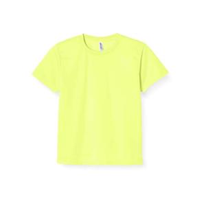 [グリマー] 半袖 4.4oz ドライTシャツ (クルーネック) 00300-ACT ネオンイエロー LL (日本サイズLL相当)｜sunafukin-store