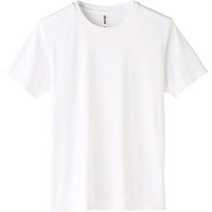 [グリマー] 半袖 3.5オンス インターロック ドライ Tシャツ 00350-AIT_K キッズ ホワイト 130cm｜sunafukin-store