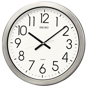 セイコークロック(Seiko Clock) 掛け時計 オフィスタイプ アナログ 防湿 防塵型 金属枠 KH407S｜sunafukin-store