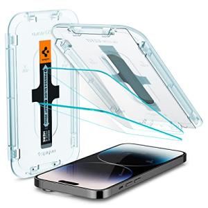 Spigen EZ Fit ガラスフィルム iPhone 14 Pro 用 貼り付けキット付き センサー保護タイプ iPhone14Pro 対応｜sunafukin-store