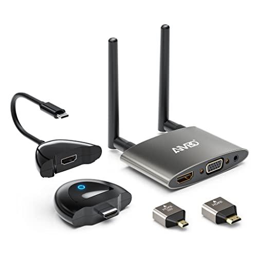 ワイヤレス hdmi 無線 送受信機  AIMIBO新型USB-C出力追加  エクステンダー 4K解...