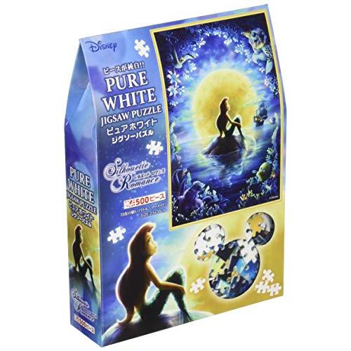 500ピース ジグソーパズル ピュアホワイト リトル・マーメイド 月夜の願い【ぎゅっとシリーズ】(2...