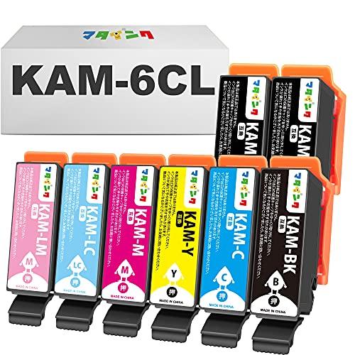 マタインク KAM-6CL-L Epson対応 カメ KAM 増量タイプ KAM-6CL KAM-B...