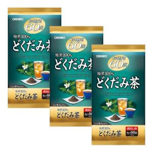 ぷるんと蒟蒻 オリヒロ 徳用どくだみ茶 ６０包３袋セット｜sunafukin-store