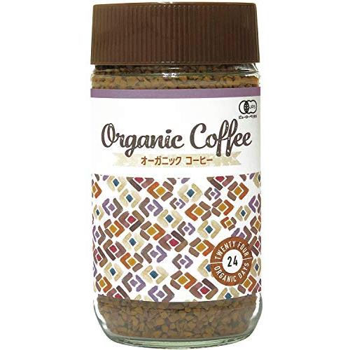 24 Organic Days インスタント コーヒー オーガニック フェアトレード 100g