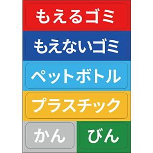 ゴミ 分別 ステッカー ゴミ箱 シール 屋外 セ...の商品画像