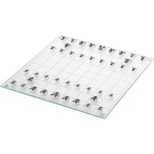 将棋 ガラス クリスタル 透明 盤 駒 インテリ...の商品画像