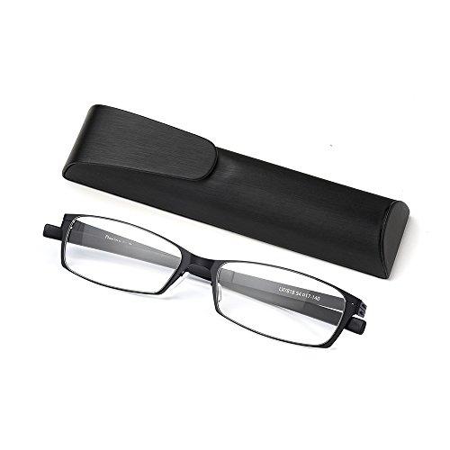 KLESIA 老眼鏡 ブルーライトカット 超軽量 コンパクトに収納 ファッション (度数：＋1.0 ...