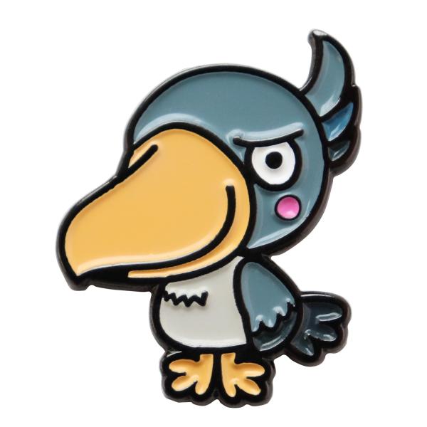 ゴルフマーカー ハシビロコウ 動かない鳥 かわいい動物 ボールマーカー 鉄製 土台・クリップ無し 単...