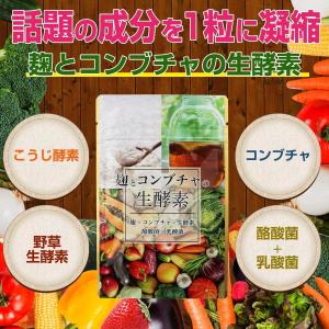 麹とコンブチャの生酵素 サプリメント 30日分の詳細画像2