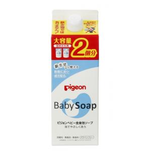 ピジョン ベビー全身泡ソープ 詰めかえ用 2回分 800ml ベビーソープ｜sunage