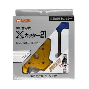 兼房 替刃式エース 三面仕上カッター 4P 120mm×21mm【カネフサ 溝切