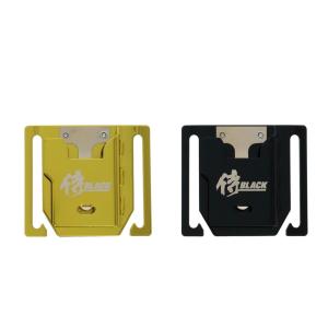 侍BLACK インパクトホルダー 限定カラー 右手用 マキタ・ハイコーキ専用 ベルト差込式 高儀｜砂川金物