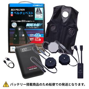 ペルチェ冷暖ベスト BT ABILITY バッテリーセット JW-699