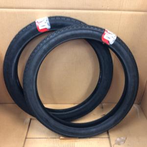 新品カブ70/90F＆Rタイヤチューブセット1台分225/250-17送料別
