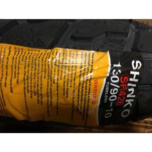 SHINKO(シンコー) SR723 120/70-12 58P TL フロント ホワイトウォール