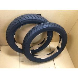 新品スズキ　アドレス110フロント/リアタイヤ80/90-14　90/90-14　2本セットダンロッ...