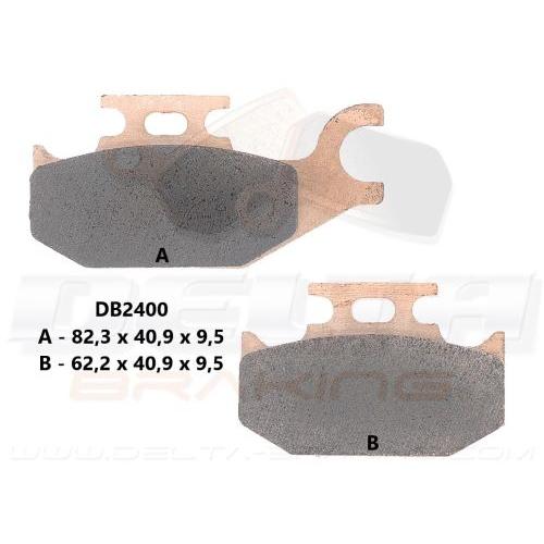 (25) DB 2400  ブレーキパッド  DELTA（デルタ）yamaha450far