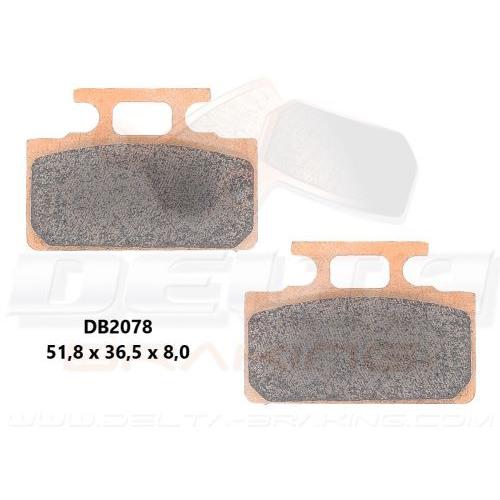 (new No.DB2078) DB 7640  fa151  ブレーキパッド  DELTA（デルタ...