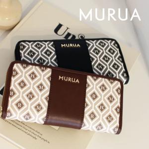 (SALE) MURUA ムルーア 財布 レディース長財布 ラウンド長財布 モノグラム MR-W1111 レディース 財布 ブランド｜sunart