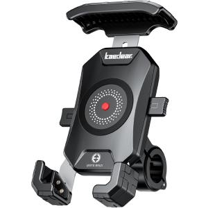 Kaedear バイク スマホホルダー USB 充電 携帯ホルダー 防水 ミラー