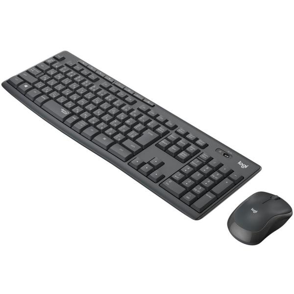 ロジクール MK295 Silent Wireless Keyboard and Mouse Com...