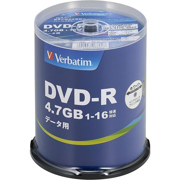 Verbatim DHR47JP100V4 [DVD-R 16倍速 100枚組]