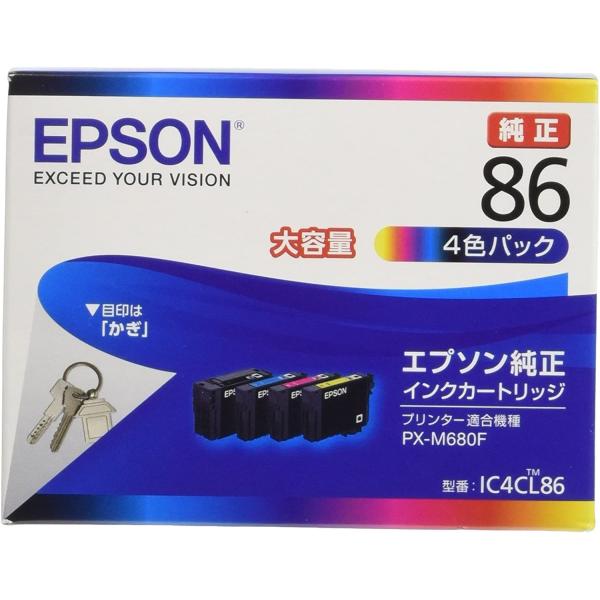 エプソン IC4CL86 [4色パック]