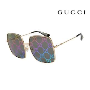 美品 GUCCI サングラス タイガーグラフィック ミラーアビエーターサングラス GUCCI（グッチ） ブラック×マルチカラー タイガー サングラス GUC-GG