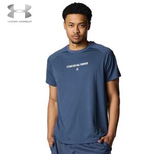 アンダーアーマー バスケ ウェア カリー テック ロゴ ショートスリーブ Tシャツ バスケットボール スポーツ 6001284-044 underarmour -メール便01-