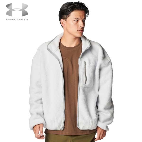 ウェア アンダーアーマー UA シェルパ ジャケット ボアフリース フルジップ カジュアル ライフス...