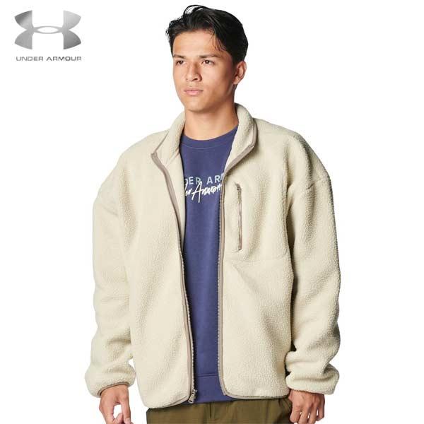 ウェア アンダーアーマー UA シェルパ ジャケット ボアフリース フルジップ カジュアル ライフス...