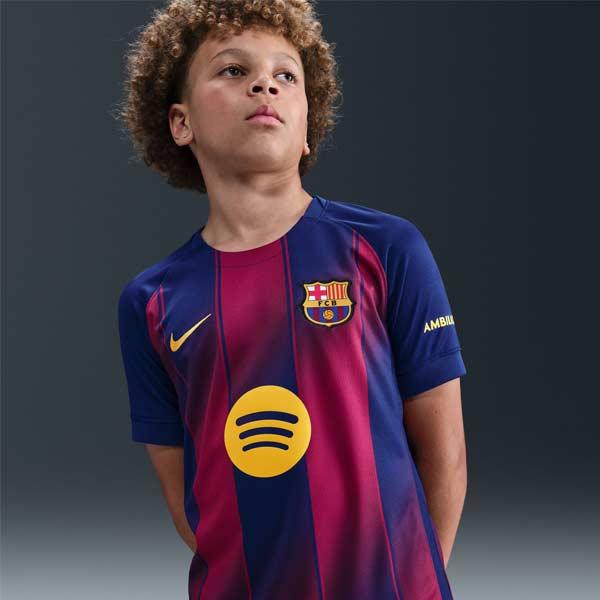 ナイキ ウェア ジュニア サッカー ユニフォーム FCバルセロナ FCB バルサ 25-26 スタジ...