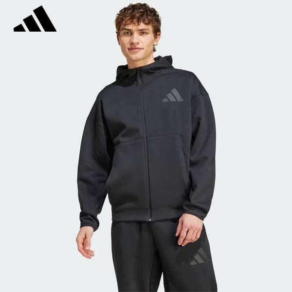 アディダス トレーニング スポーツ ウェア Z.N.E. フルジップ フード付き トレーニングジャケ...
